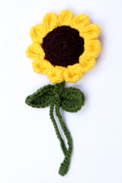 Handmade Crochet Sunflower Bag Hanging